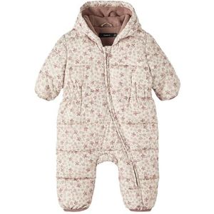 NAME IT Babymeisje NBFMAY SUIT1 sneeuwpak, Moonbeam, 62/68, Moonbeam, 62/68 cm