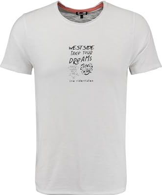 T-shirt - Motiefprint - Jersey - Losse Pasvorm - Kwartmouw