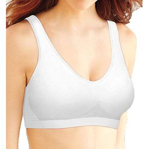 Bali Women's Comfort Revolution Shaping Wirefree Bra, White, Small