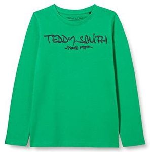 Teddy Smith Ticlass3 T-shirt voor jongens met ronde hals en lange mouwen, Amazon, 4 Jaren