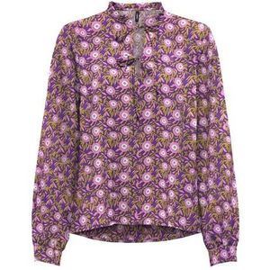 ONLY Onlnova Life Vis L/S Monica Top, violet, M Dames, Amaranth Violet, M