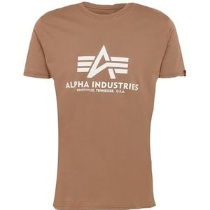 Alpha Industries Basis T-shirt Heren T-shirt Taupe