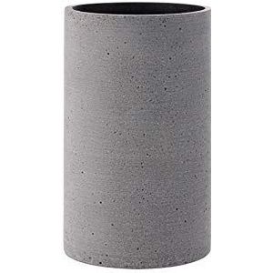 Blomus Coluna vaas, beton, donkergrijs, H 20 cm, Ø 12 cm