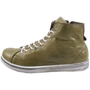 Andrea Conti Veterschoenen, lage damesschoenen 0341500-12, grootte:39, kleur:Groen