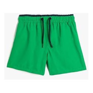 Koton Boys's zwempak met trekkoord basic zwemkleding, mint (844), 3-4 Jaar