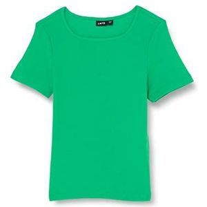 NAME IT Girl's NLFDIDA SS Square Neck Top, Bright Green, 134/140, bright green, 134/140 cm