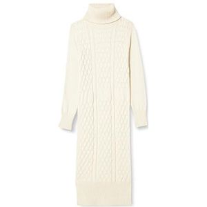 NAEMI Gebreide damesjurk 11019358-NA01, champagne, XL/XXL, champagne, XL/XXL