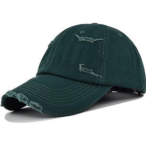 Clotth Uniseks petten Baseball Cap, Legergroen, Eén maat