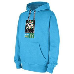 FIFA Officieel sweatshirt voor dames met capuchon voor evenementen, blauw, L uniseks volwassenen, Blauw, L