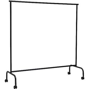 MAUL kledingrek Limbo metaal, 4 geremde wielen, hg156xbr151(220)x50cm, tot 30kg, zwart RAL9004