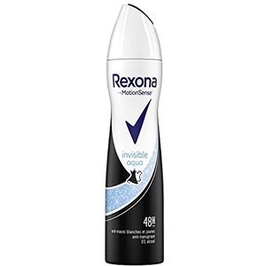 Rexona Deodorant Dames Spray Anti Transpirant Invisible Aqua 200ml - 1 stuk