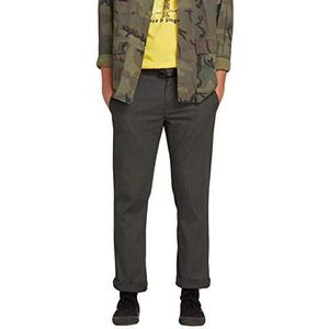 Volcom Frickin Modern Fit Stretch Chino broek voor heren, houtskool Heather 1, 38W x 32L, Houtskool Heather 1, 38W / 32L