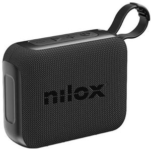 Nilox - MoveSound - Bluetooth-luidspreker - Zwart - Spatwaterdicht