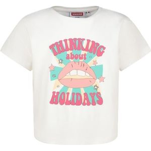 Vingino Girls Heba T-Shirt Maat 4 van The SO25 Collection, wit, 4 Jaar