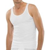 Schiesser Heren 2-pack onderhemd - Originele fijne rib, Wit_005121, L