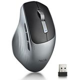 NGS - Lush-RB - Draadloze Muis - Ergonomisch - Oplaadbare USB-C-batterij - 2,4 GHz + Bluetooth 4.0/5.0
