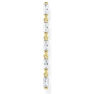 Thomas Sabo H2184-414-14 Charm Club oorbel 925 sterling zilver, verguld, geelgoud, zirkonia