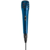 Velleman Microfoon, dynamisch, unidirectioneel, 3 m kabel, blauw