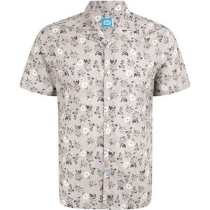 Panareha Hawaiiaans Aloha Overhemd voor Heren CEFALU Grijs (M)