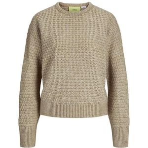Jack & Jones Jxmilly Structure Crew Neck Knit, Kelp, L