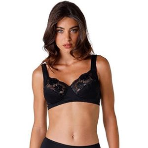 Lovable Reggiseno senza ferretto in pizzo Exuberance bikinitop voor dames, zwart (004-nero), 90D