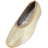 BECK - Ballerina's - Goud - Effen - Glitterend - Flexibele Zool