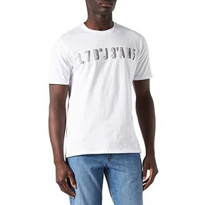 LTB Jeans Heren Fagomi T-shirt, wit 100, XXL