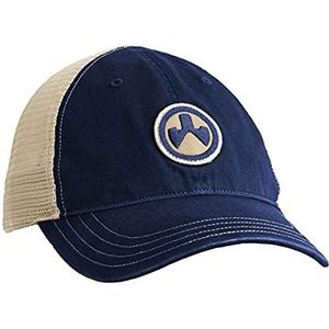 Magpul Trucker Hat Snapback Baseballpet voor dames, gewassen kledingstuk, marineblauw/kaki, Eén maat