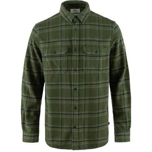 Blouse Fjällräven Men Övik Heavy Flannel Shirt Deep Forest Laurel Green