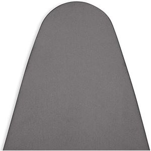 Encasa Homes Replacement Ironing Board Cover met Extra Dikke 4mm Vilten Stootkussen - Grey - Elegante kleuren Katoen, Elastiek,(Fits Standard Medium Boards of 112 x 33 cm) Warmtereflecterend