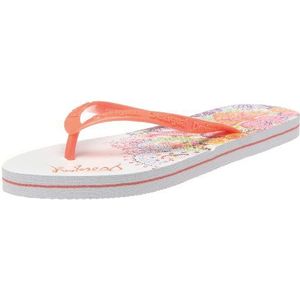 Desigual snowie, dames teenslippers, oranje, 41 EU