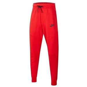 Nike B NSW TCH FLC sportbroek heren, University rood/zwart, XS