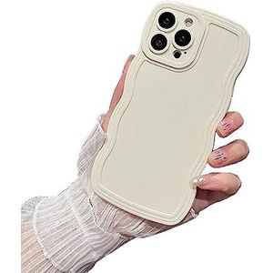 CLIPPER GUARDS Compatibel met iPhone 13 Pro Max hoes, [Liquid Silicone Case], Full Body Screen Camera [beschermhoes], schokbestendig, [Slim Phone Case], 6,7 inch wit