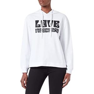 Love Moschino Dames sweatshirt, wit (optical white), 48