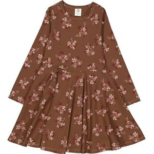 Jerseyjurken - Bloemenprint - Ronde Hals - Lange Mouw - Knielengte