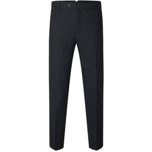 Geruit - Wolmix Pantalon - Slim Fit