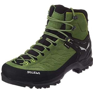 Salewa Ms Mountain Trainer Mid Gore-tex heren Trekking- en wandelschoenen , Myrtle/Fluo Green, 46.5 EU