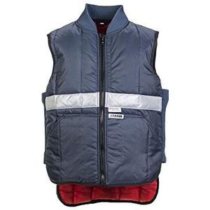 Planam Koelhuis vest, maat XXXL, marine/rood/meerkleurig, 5122064