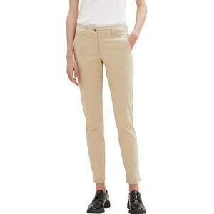 TOM TAILOR Slim Chino voor dames, 11485 - Sandy Beige, 44W x 30L