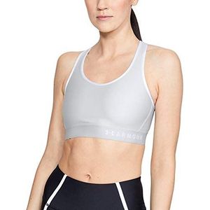 Under Armour Mid Keyhole Bustier voor dames, sneldrogend, comfortabel functioneel ondergoed met pasvorm compressie (1 stuk)