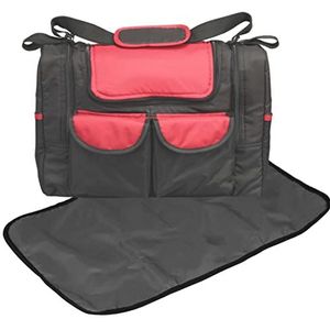 Bambisol SMFW Baby verwisselbare tas met Isothermisch vakje zwart/rood