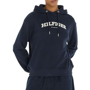 Tommy Hilfiger Hoodies voor dames, Blauw (Woestijnhemel), XXS