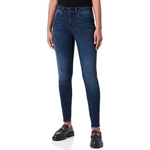 VERO MODA VMEMBRACE MR Push UP SK J RI3131 NOOS Skinny Jeans voor dames, Dark Blue Denim/Detail: zwart gewassen, (XS) W x 30L