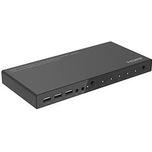 Switch 4x1 HDMI 2.0 18G 4k @ 60Hz KMA: toetsenbord muis speaker
