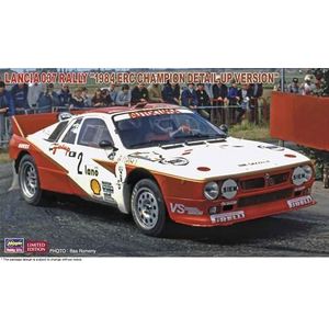 Hasegawa - 1:24 Lancia 037 Rally - 1984 ERC Champion Detail Up versie