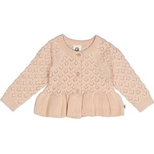 Müsli by Green Cotton Knit Naald Out L/s Cardigan voor babymeisjes, Balsem Rose, 98 cm