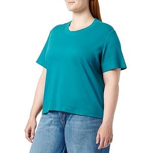 s.Oliver T-shirt voor dames met korte mouwen, blauw groen 34, blauwgroen., 34