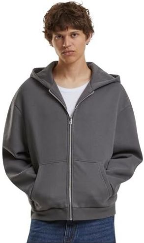 Build Your Brand Fluffy Sweatshirt Met Rits