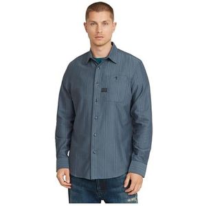 G-Star RAW Bristum 2.0 Slim overhemd, Meerkleurig (Avio Gradient Stripe D23553-d743-g782), M