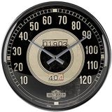 Nostalgic-Art 51084 Retro wandklok Harley-Davidson – snelheidsmeter – cadeau-idee voor motorfans, grote keukenklok, vintage design ter decoratie, Ø 31 cm